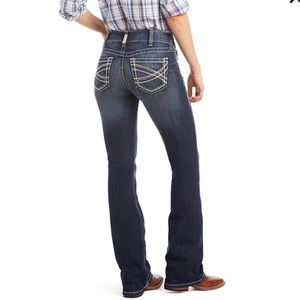 Ariat bootcut women’s jeans, size 25R,dark wash